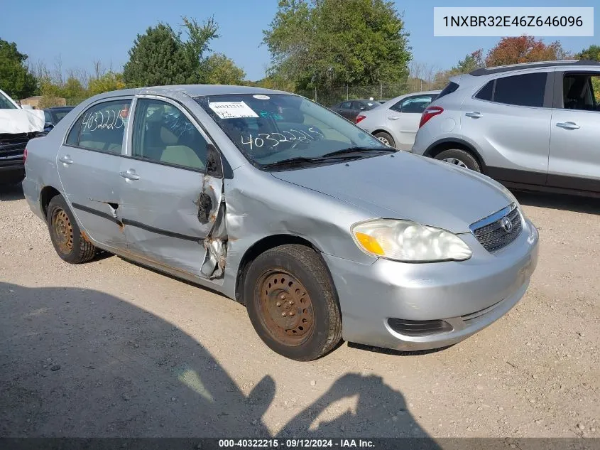 2006 Toyota Corolla Ce/Le/S VIN: 1NXBR32E46Z646096 Lot: 40322215