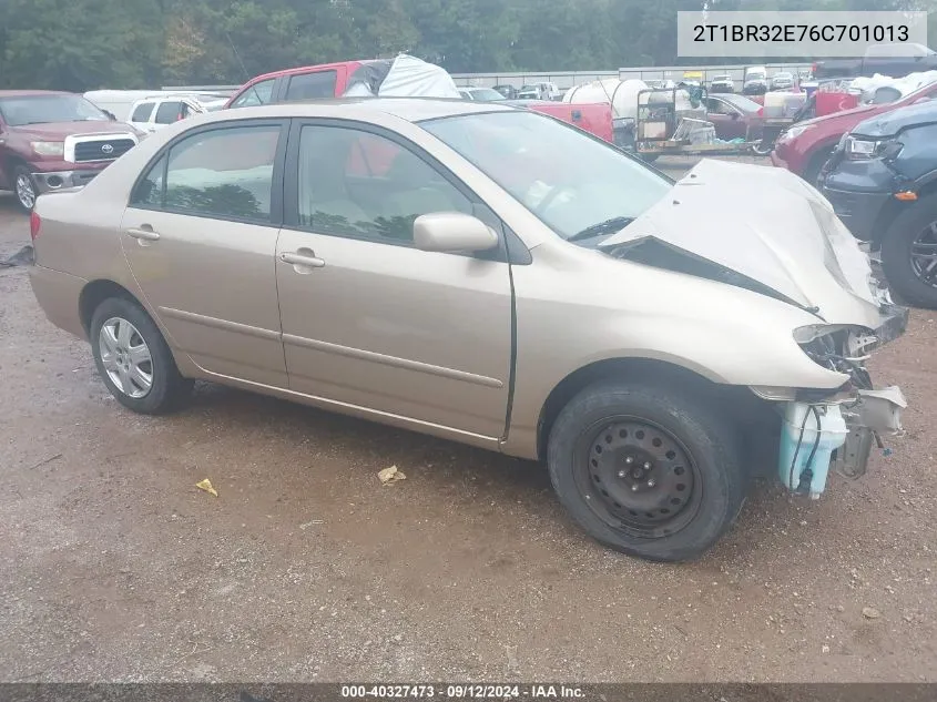 2006 Toyota Corolla Ce/Le/S VIN: 2T1BR32E76C701013 Lot: 40327473