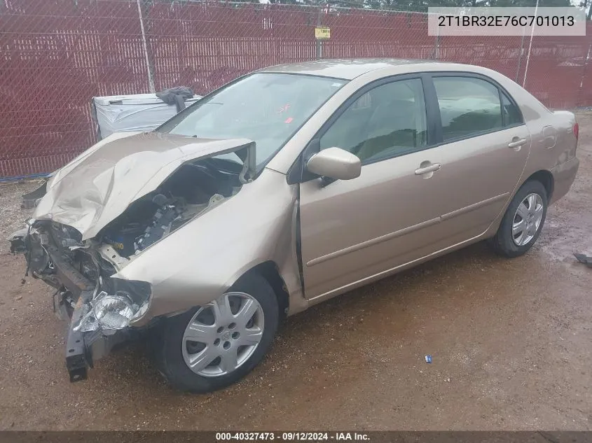 2006 Toyota Corolla Ce/Le/S VIN: 2T1BR32E76C701013 Lot: 40327473