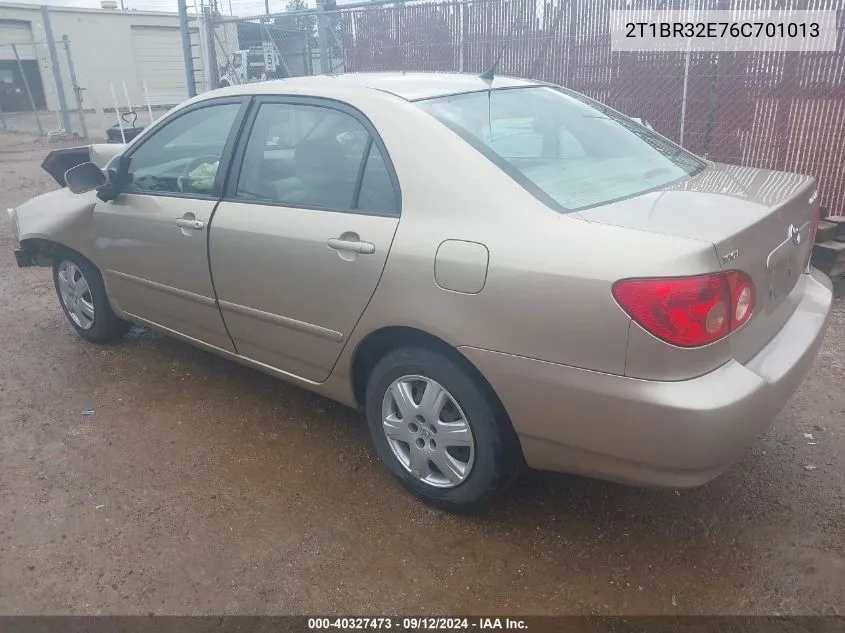 2006 Toyota Corolla Ce/Le/S VIN: 2T1BR32E76C701013 Lot: 40327473