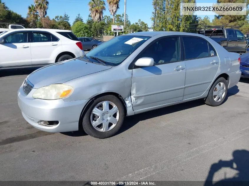 2006 Toyota Corolla Le VIN: 1NXBR32EX6Z660603 Lot: 40331756