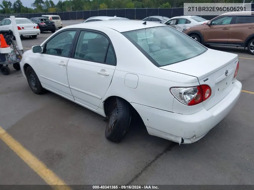 2006 Toyota Corolla Le VIN: 2T1BR32E96C606291 Lot: 40341365