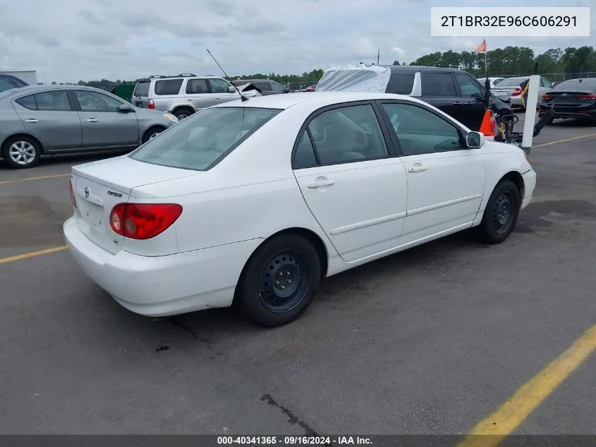 2006 Toyota Corolla Le VIN: 2T1BR32E96C606291 Lot: 40341365