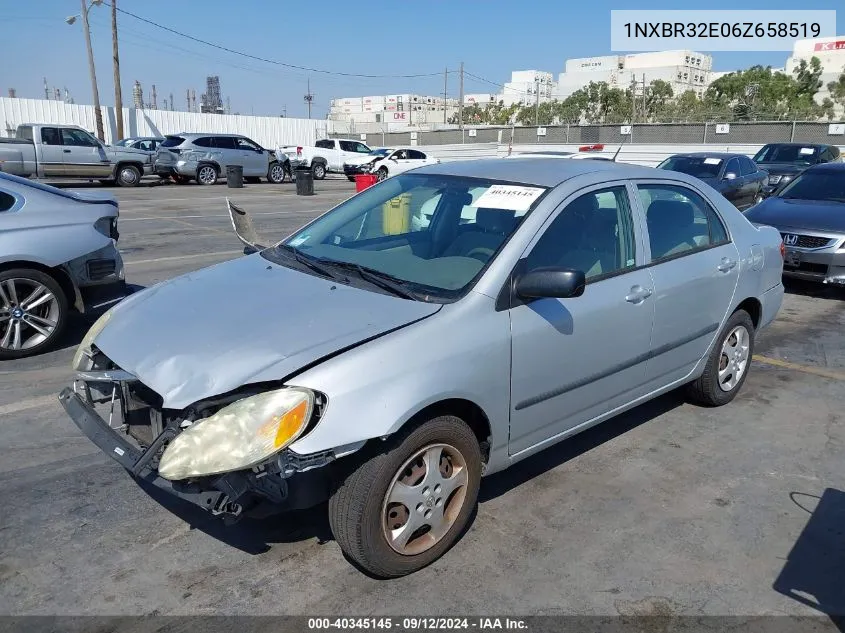 2006 Toyota Corolla Ce VIN: 1NXBR32E06Z658519 Lot: 40345145