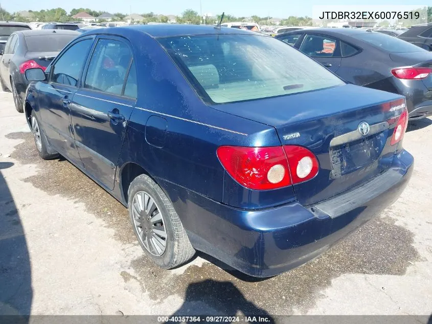 2006 Toyota Corolla Ce VIN: JTDBR32EX60076519 Lot: 40357364