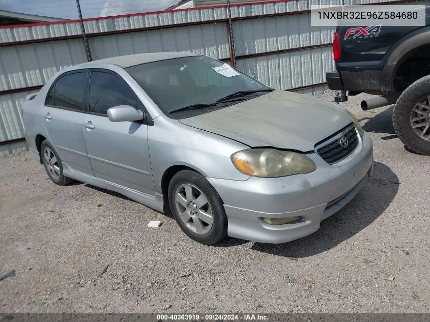 2006 Toyota Corolla S VIN: 1NXBR32E96Z584680 Lot: 40363919