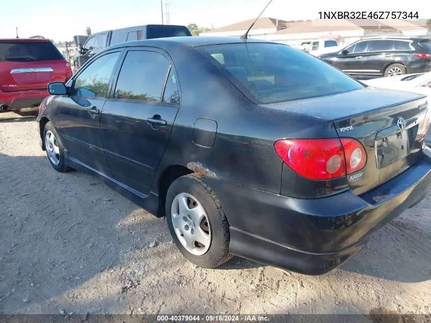 2006 Toyota Corolla S VIN: 1NXBR32E46Z757344 Lot: 40379044