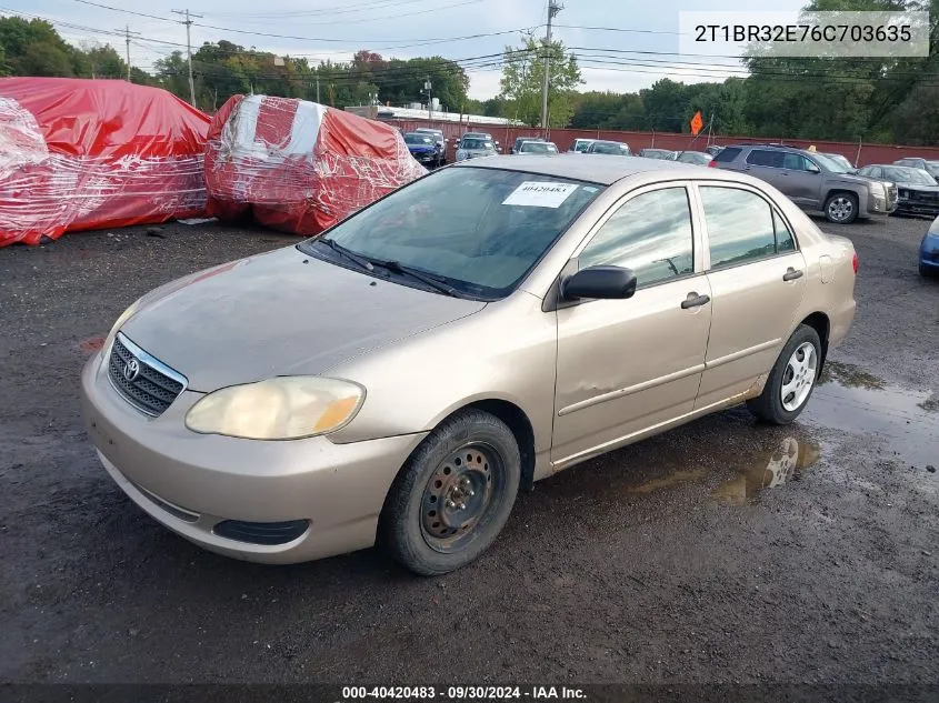 2T1BR32E76C703635 2006 Toyota Corolla Ce/Le/Sport