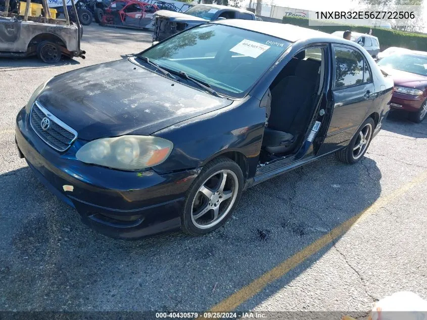 2006 Toyota Corolla S VIN: 1NXBR32E56Z722506 Lot: 40430579