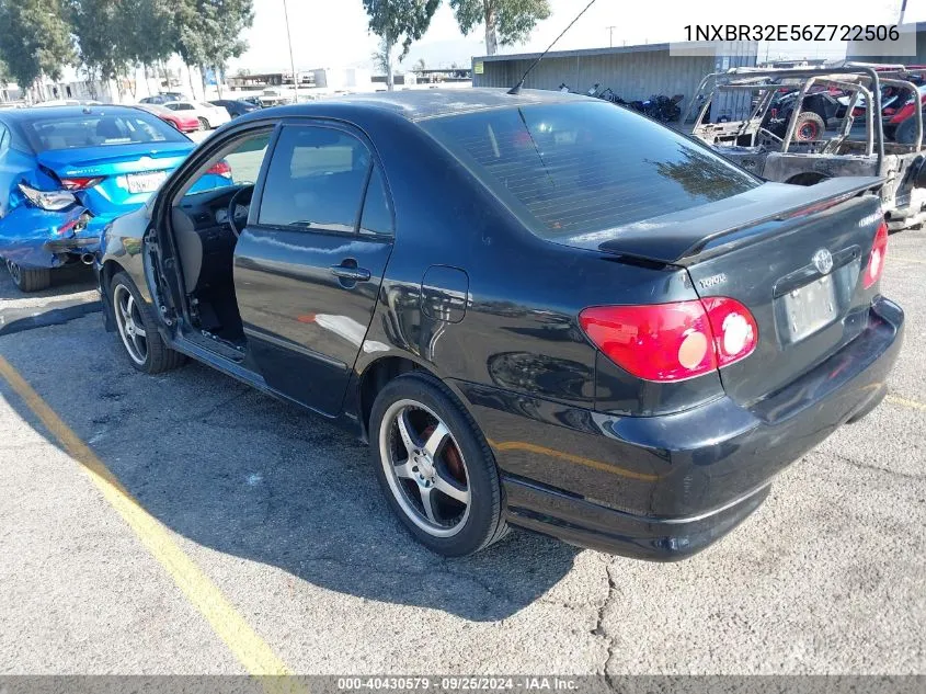 2006 Toyota Corolla S VIN: 1NXBR32E56Z722506 Lot: 40430579