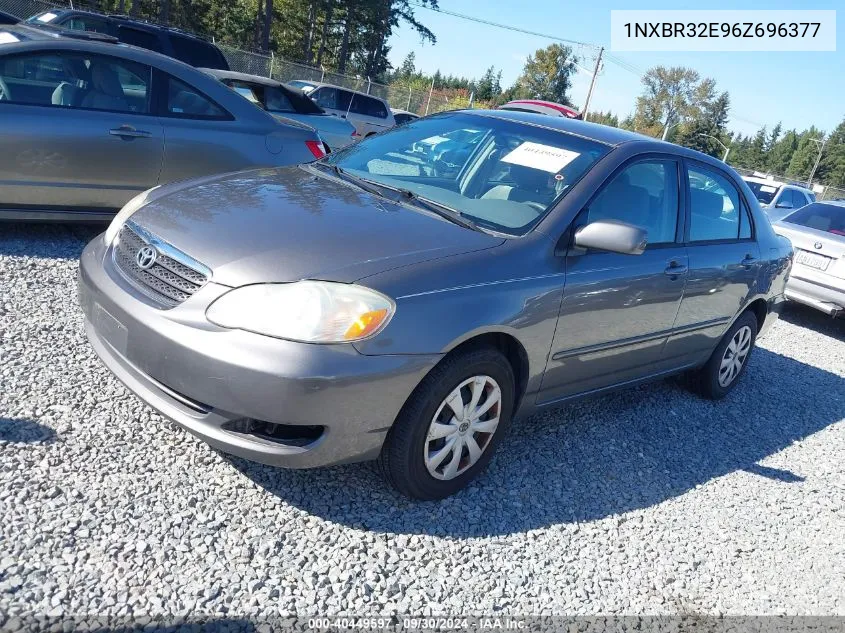 2006 Toyota Corolla Le VIN: 1NXBR32E96Z696377 Lot: 40449597