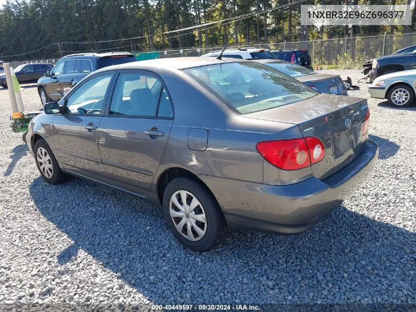 2006 Toyota Corolla Le VIN: 1NXBR32E96Z696377 Lot: 40449597