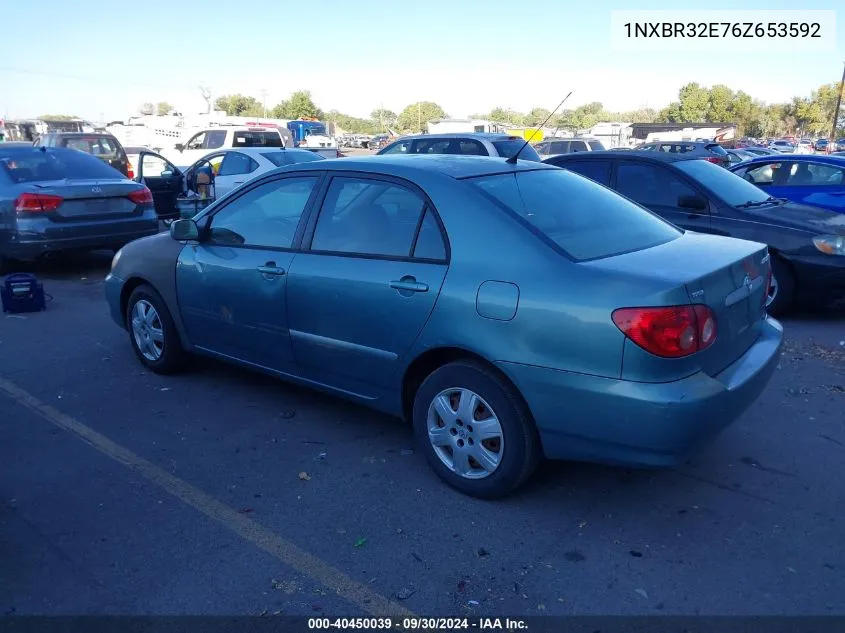 1NXBR32E76Z653592 2006 Toyota Corolla Le