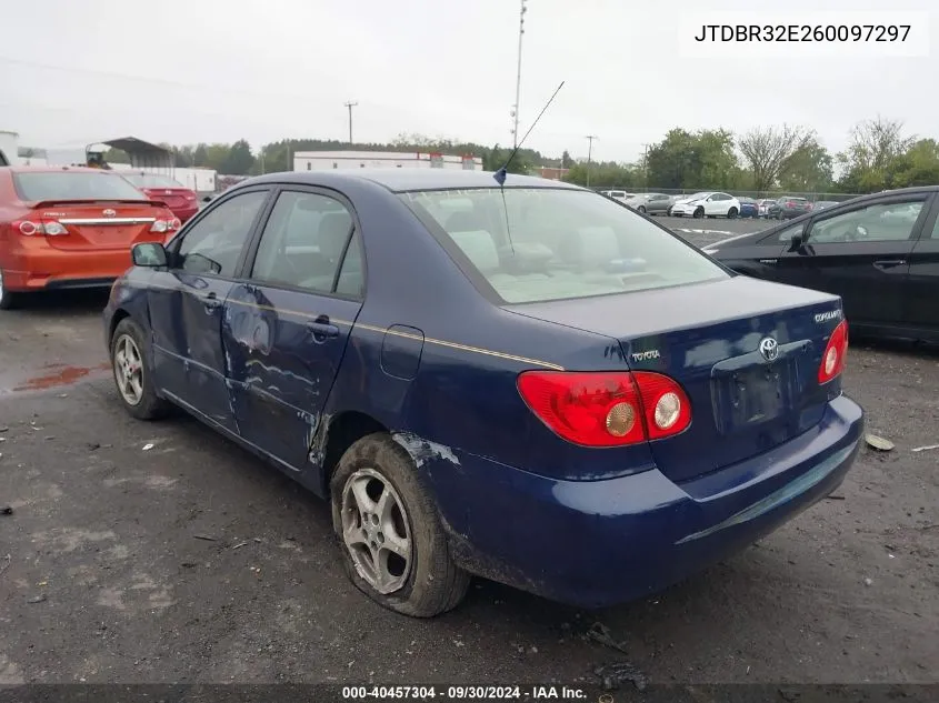 2006 Toyota Corolla Le VIN: JTDBR32E260097297 Lot: 40457304