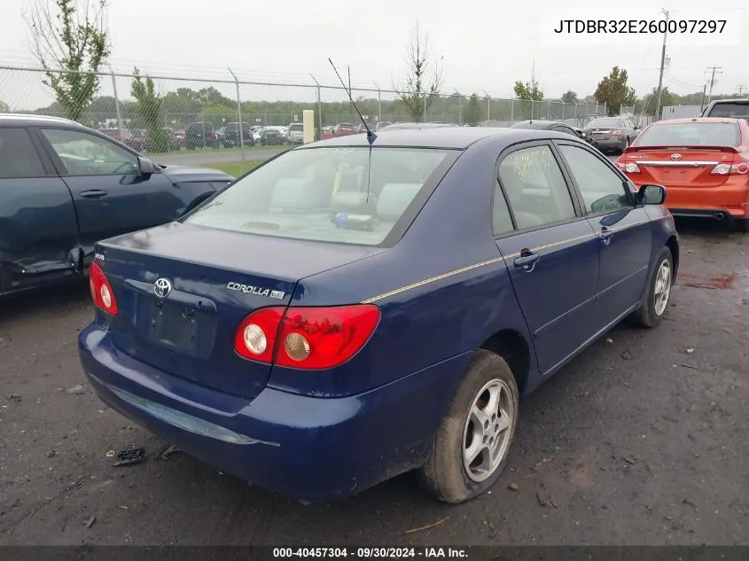 2006 Toyota Corolla Le VIN: JTDBR32E260097297 Lot: 40457304