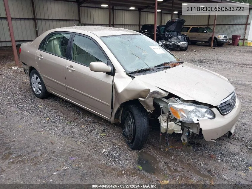 2006 Toyota Corolla Le VIN: 2T1BR30E66C683722 Lot: 40458424