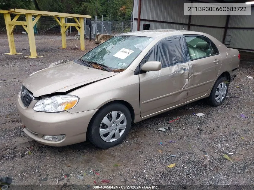 2006 Toyota Corolla Le VIN: 2T1BR30E66C683722 Lot: 40458424