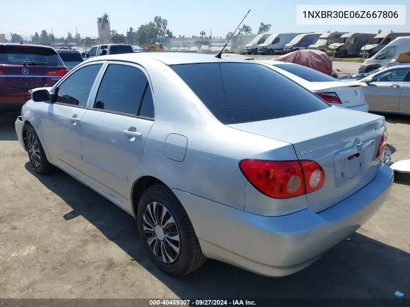 1NXBR30E06Z667806 2006 Toyota Corolla Le