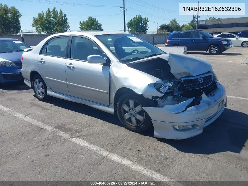 2006 Toyota Corolla S VIN: 1NXBR32E16Z632396 Lot: 40465726