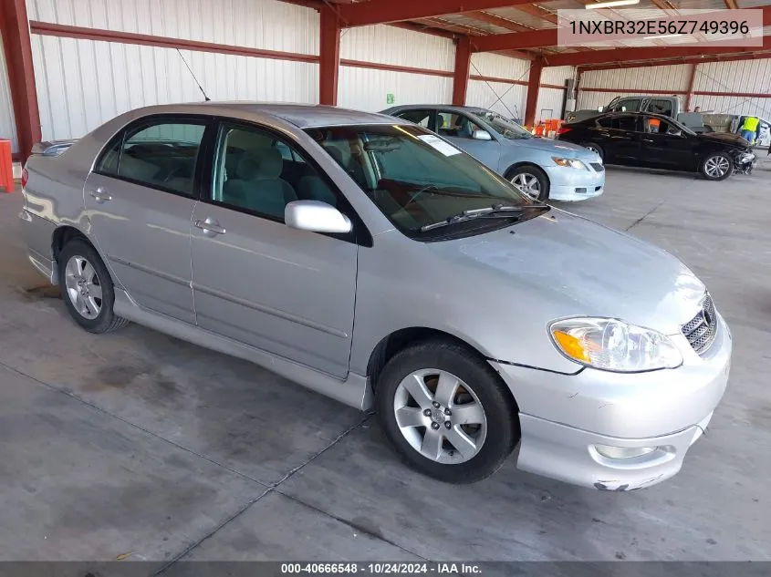 2006 Toyota Corolla S VIN: 1NXBR32E56Z749396 Lot: 40666548