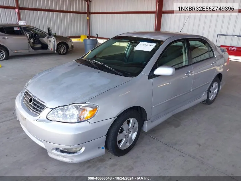 2006 Toyota Corolla S VIN: 1NXBR32E56Z749396 Lot: 40666548