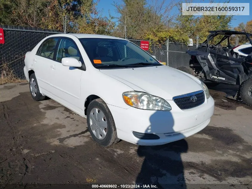 JTDBR32E160059317 2006 Toyota Corolla Le