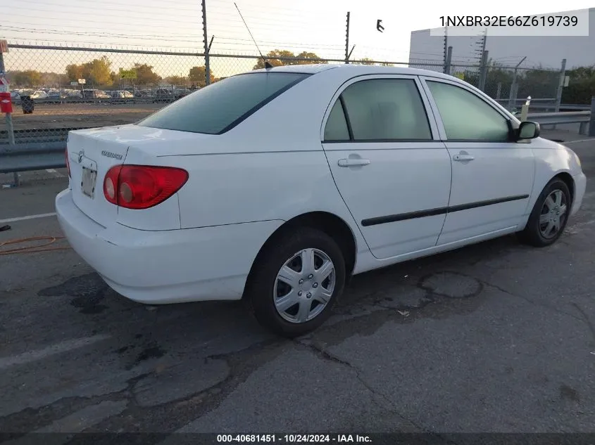 1NXBR32E66Z619739 2006 Toyota Corolla Ce/Le/S