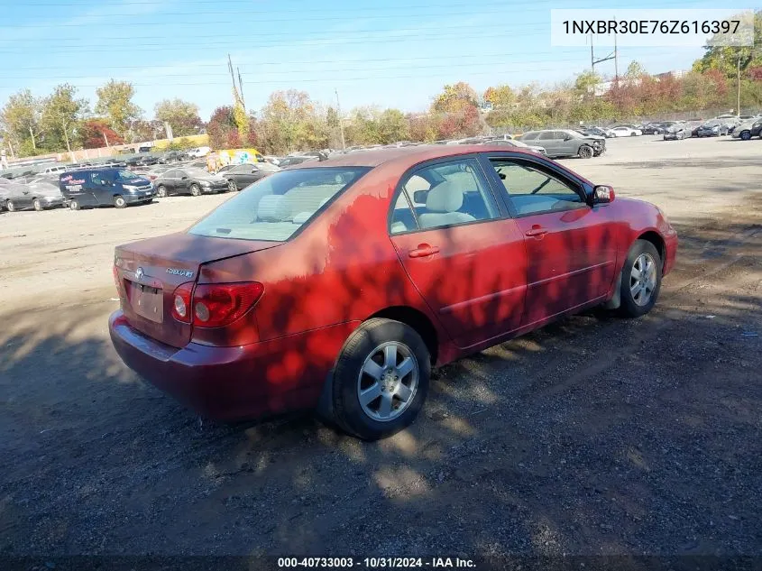 1NXBR30E76Z616397 2006 Toyota Corolla Le