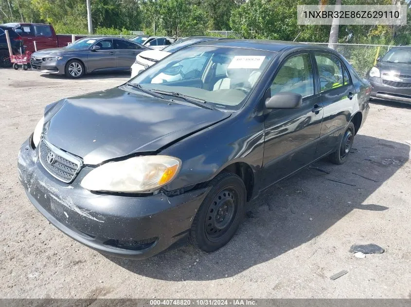 2006 Toyota Corolla Ce VIN: 1NXBR32E86Z629110 Lot: 40748820