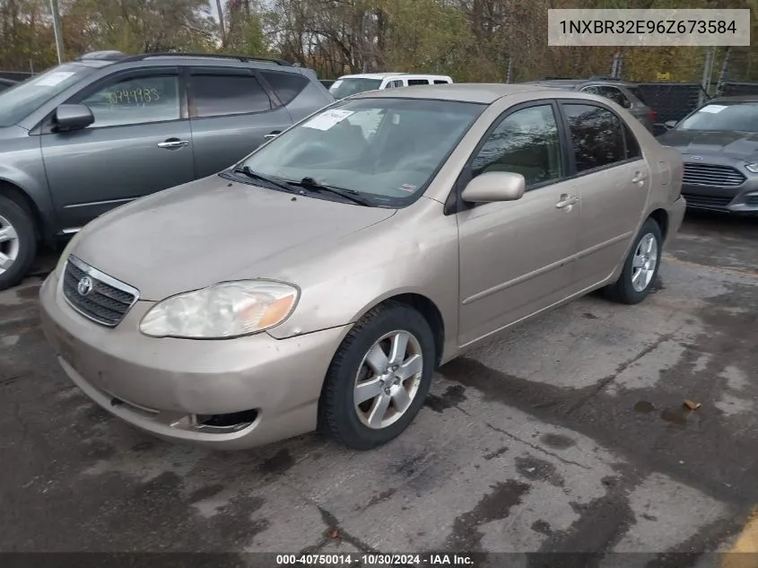 2006 Toyota Corolla Le VIN: 1NXBR32E96Z673584 Lot: 40750014