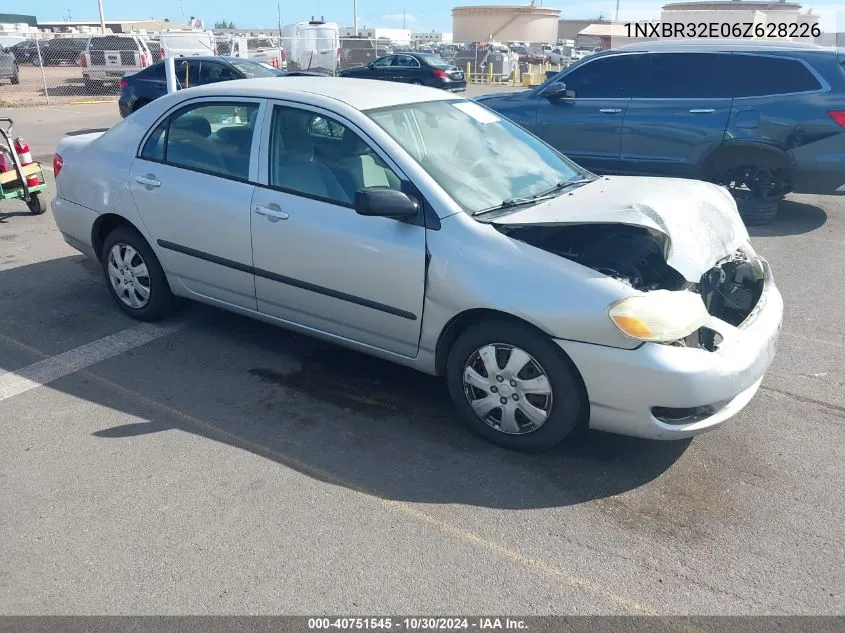 2006 Toyota Corolla Ce VIN: 1NXBR32E06Z628226 Lot: 40751545