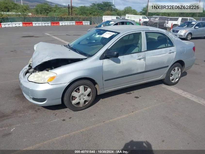 2006 Toyota Corolla Ce VIN: 1NXBR32E06Z628226 Lot: 40751545