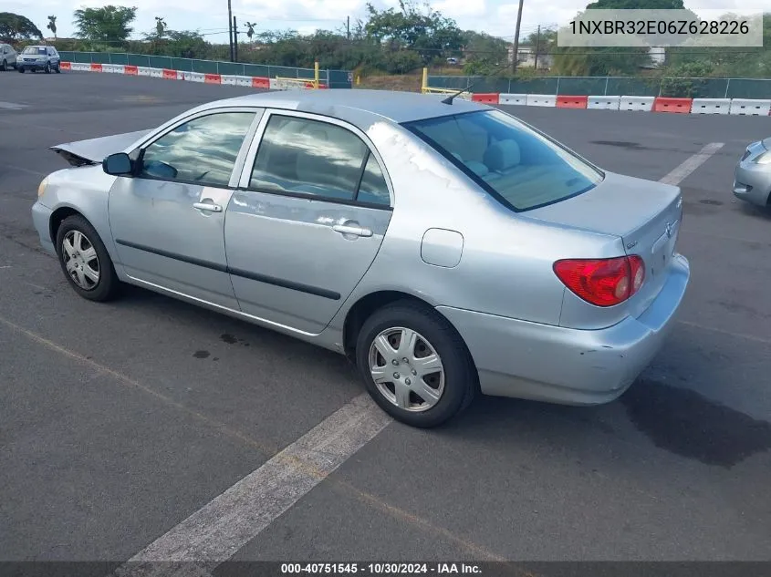 2006 Toyota Corolla Ce VIN: 1NXBR32E06Z628226 Lot: 40751545