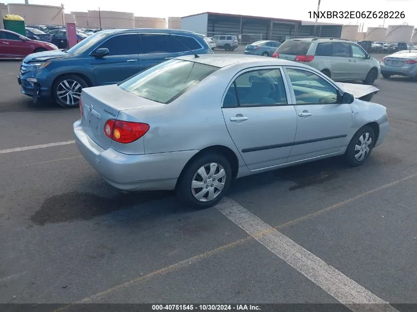 2006 Toyota Corolla Ce VIN: 1NXBR32E06Z628226 Lot: 40751545