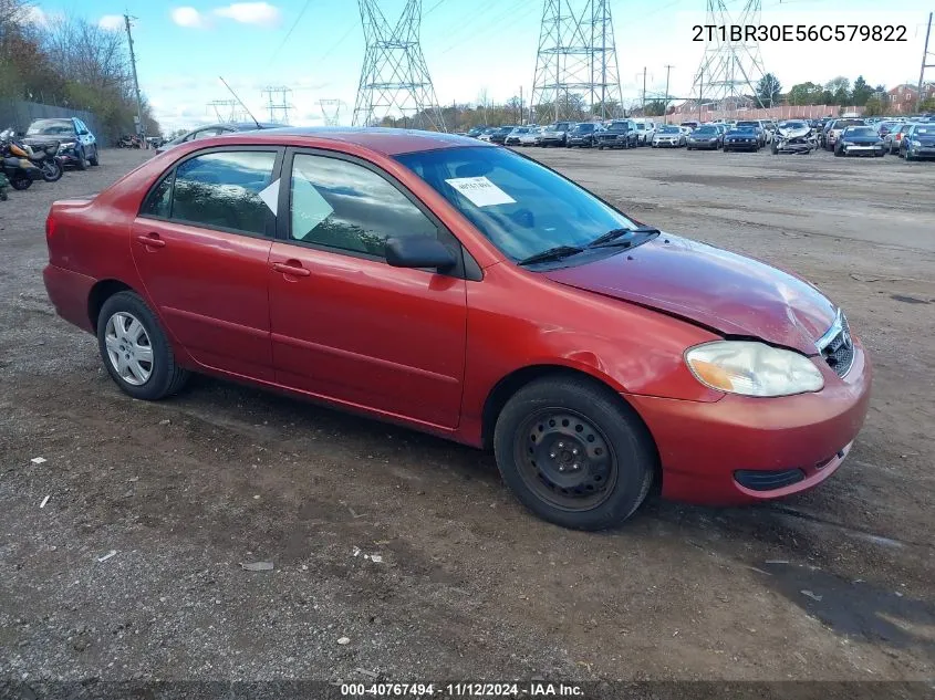 2006 Toyota Corolla Le VIN: 2T1BR30E56C579822 Lot: 40767494