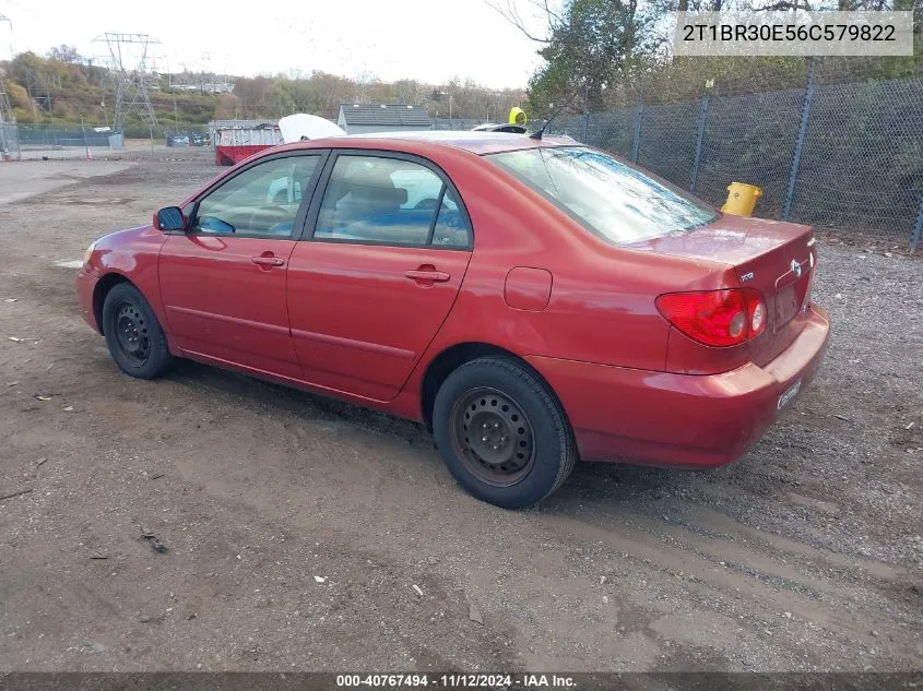 2006 Toyota Corolla Le VIN: 2T1BR30E56C579822 Lot: 40767494