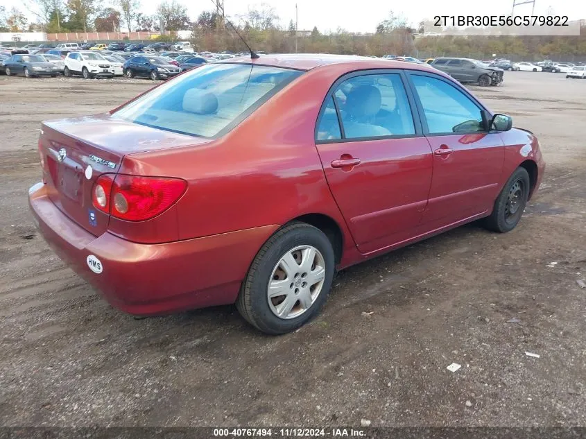 2006 Toyota Corolla Le VIN: 2T1BR30E56C579822 Lot: 40767494