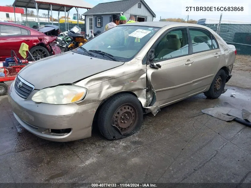 2006 Toyota Corolla Le VIN: 2T1BR30E16C683868 Lot: 40774133