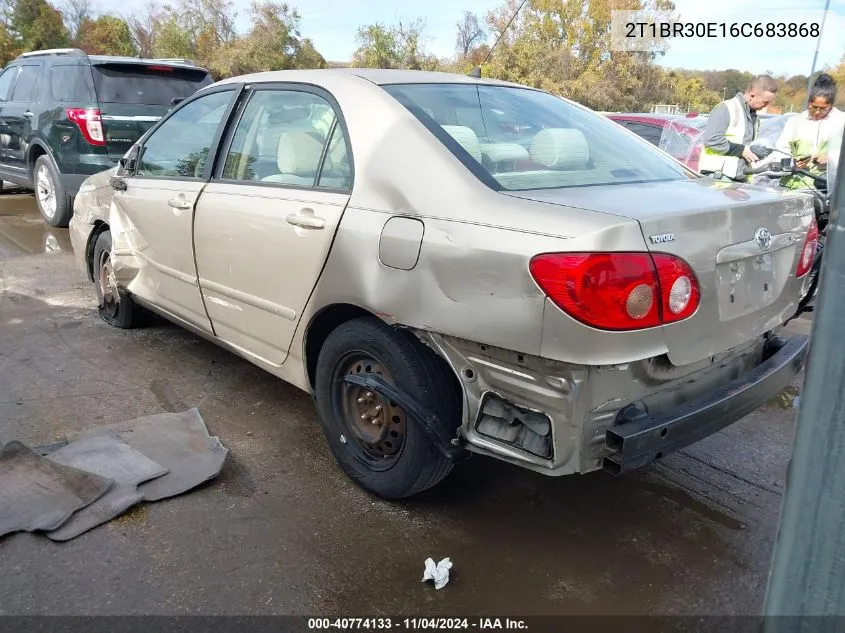 2006 Toyota Corolla Le VIN: 2T1BR30E16C683868 Lot: 40774133