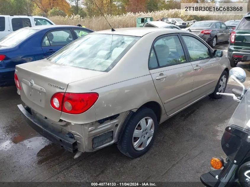 2006 Toyota Corolla Le VIN: 2T1BR30E16C683868 Lot: 40774133