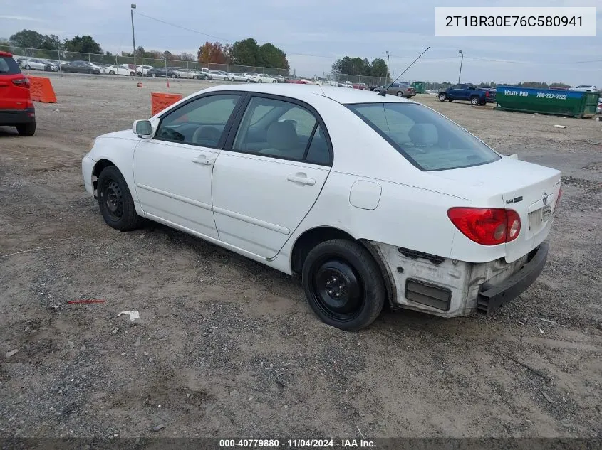 2T1BR30E76C580941 2006 Toyota Corolla Le