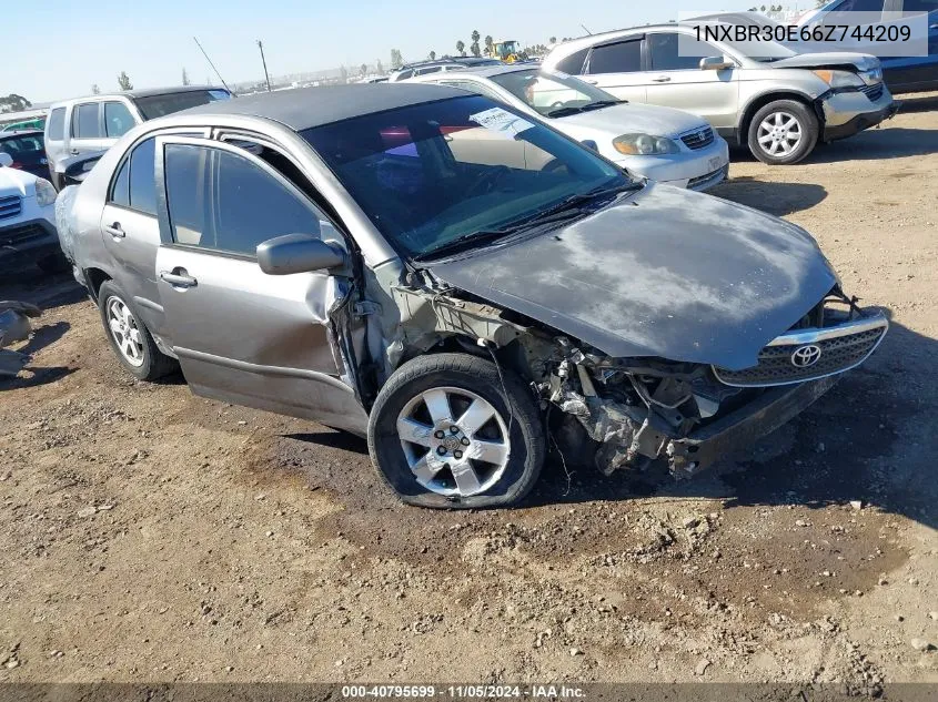 2006 Toyota Corolla S VIN: 1NXBR30E66Z744209 Lot: 40795699