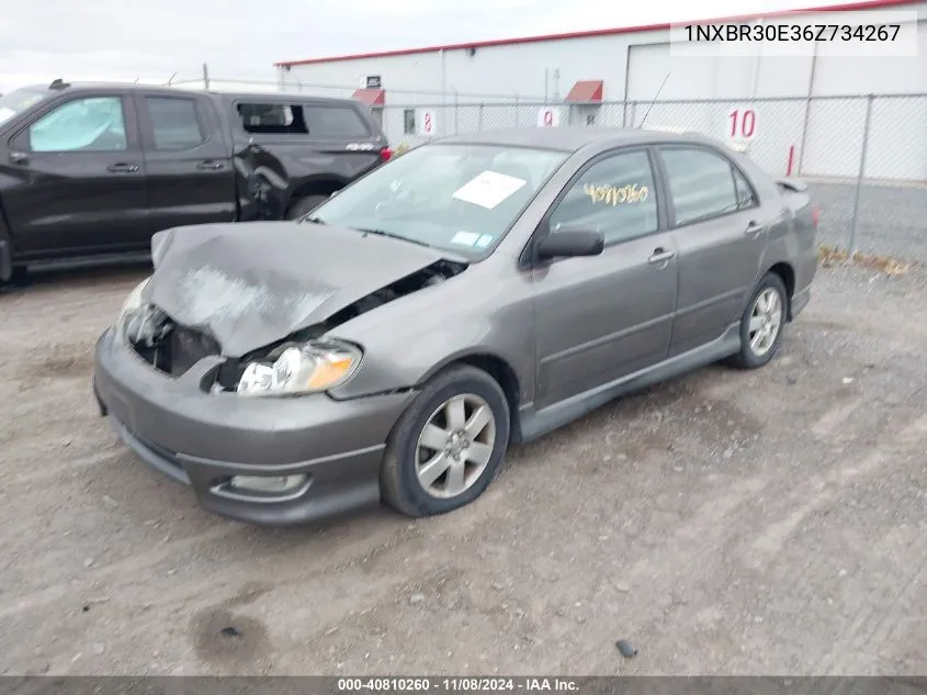 2006 Toyota Corolla S VIN: 1NXBR30E36Z734267 Lot: 40810260