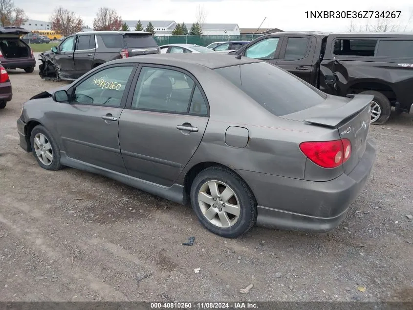 2006 Toyota Corolla S VIN: 1NXBR30E36Z734267 Lot: 40810260