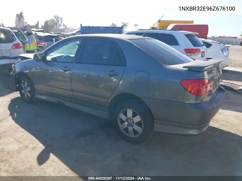 2006 Toyota Corolla S VIN: 1NXBR32E96Z676100 Lot: 40828267