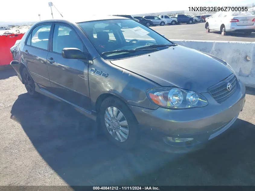 2006 Toyota Corolla S VIN: 1NXBR32E96Z700055 Lot: 40841212