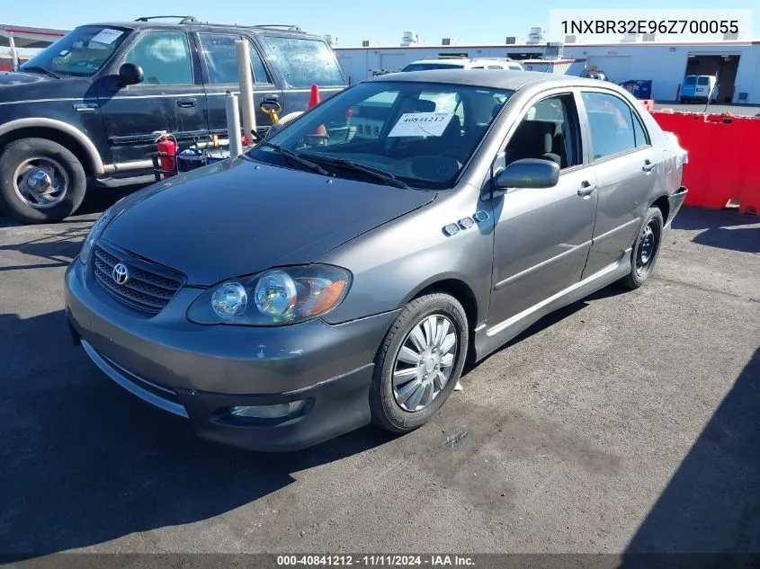 2006 Toyota Corolla S VIN: 1NXBR32E96Z700055 Lot: 40841212