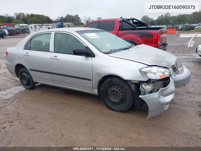 2006 Toyota Corolla Ce VIN: JTDBR32E160090373 Lot: 40851471