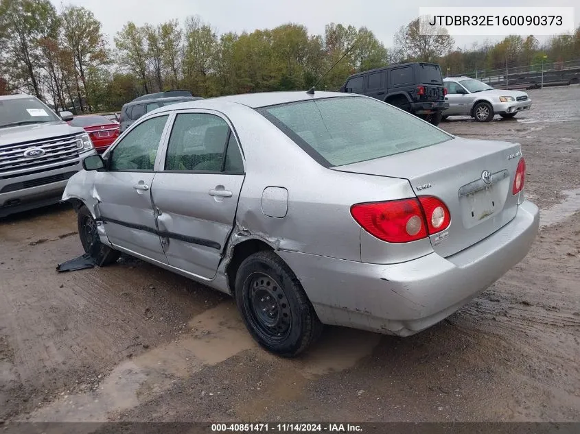 2006 Toyota Corolla Ce VIN: JTDBR32E160090373 Lot: 40851471