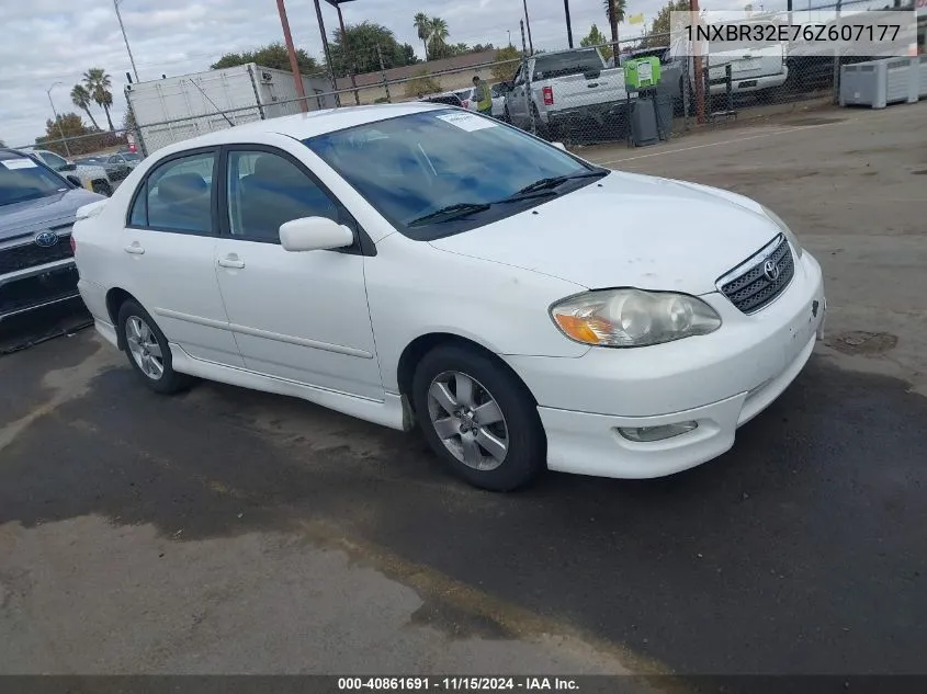 2006 Toyota Corolla S VIN: 1NXBR32E76Z607177 Lot: 40861691